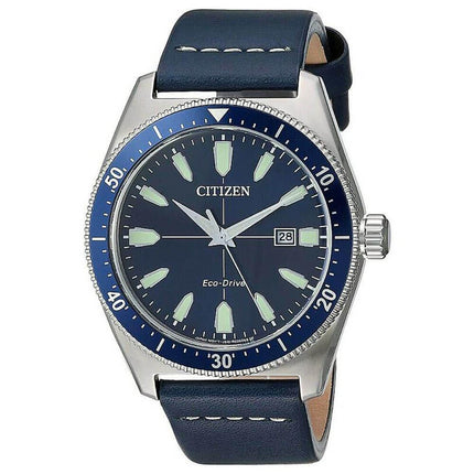 Citizen Men's Strap Watch - Brycen Blue Dial Blue Leather | AW1591-01L ,