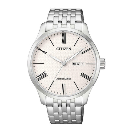 Citizen Men's Watch - Automatic White Dial Bracelet Day and Date Display | NH8350-59A ,