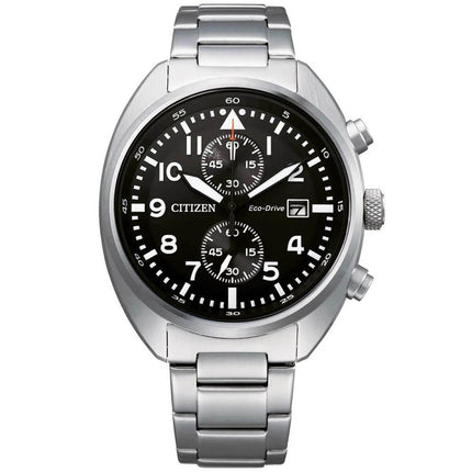Citizen Men's Watch - Chronograph Black Dial Stainless Steel Bracelet | CA7040-85E ,