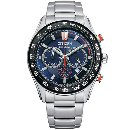 Citizen Men's Watch - Chronograph Blue Dial Stainless Steel Bracelet | CA4486-82L ,