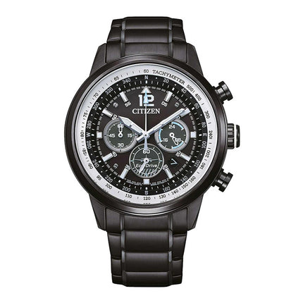 Citizen Men's Watch - Chronograph Power Reserve Black And White Dial | CA4475-89E ,