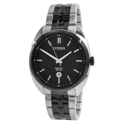 Citizen Men's Watch - Date Display Black Dial Stainless Steel Bracelet | BI5098-58E ,