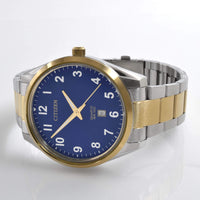 Citizen Men's Watch - Date Display Blue Dial Two Tone Steel Bracelet | BI1036-57L ,