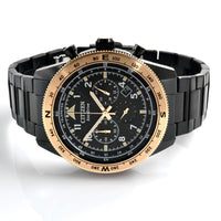Citizen Men's Watch - Date Display Chrono Black Stainless Steel Bracelet | CA4556-89E ,