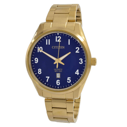 Citizen Men's Watch - Date Display Yellow Gold Stainless Steel Bracelet | BI1039-59L ,