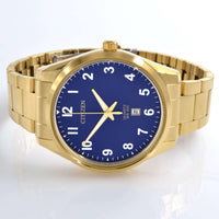 Citizen Men's Watch - Date Display Yellow Gold Stainless Steel Bracelet | BI1039-59L ,