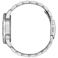 Citizen Men's Watch - Eco-Drive Black Dial Silver Tone Bracelet Compass | BM7550-87E ,