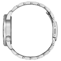 Citizen Men's Watch - Eco-Drive Blue Dial Silver Tone Bracelet Compass | BM7550-87L ,