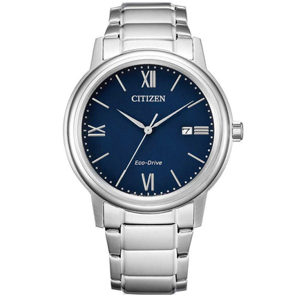 Citizen Men's Watch - Eco-Drive Blue Dial Silver Tone Steel Bracelet | AW1670-82L ,