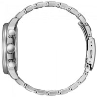 Citizen Men's Watch - Eco Drive Chrono White and Black Dial SS Bracelet | CA0738-83A ,