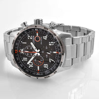 Citizen Men's Watch - Eco Drive Chronograph Black Dial Silver Bracelet | CA0790-83E ,