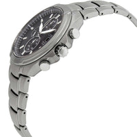 Citizen Men's Watch - Eco Drive Chronograph Black Dial Titanium Bracelet | CA0700-86E ,