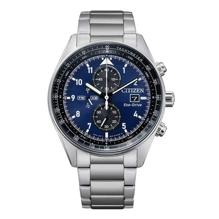 Citizen Men's Watch - Eco Drive Chronograph Blue and Black Dial Bracelet | CA0770-81L ,