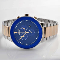 Citizen Men's Watch - Eco-Drive Chronograph Blue Dial Two Tone Bracelet | AT2244-84L ,