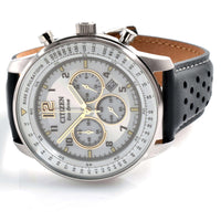 Citizen Men's Watch - Eco Drive Chronograph Date Display Leather Strap | CA4500-24H ,