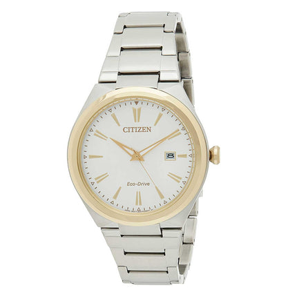 Citizen Men's Watch - Eco-Drive Date Silver Stainless Steel Bracelet | AW1374-51B ,