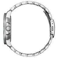 Citizen Men's Watch - Eco-Drive Green Dial Silver Tone Steel Bracelet | AW1526-89X ,