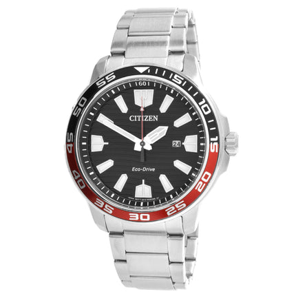 Citizen Men's Watch - Eco-Drive Power Reserve Black Dial Steel Bracelet | AW1527-86E ,