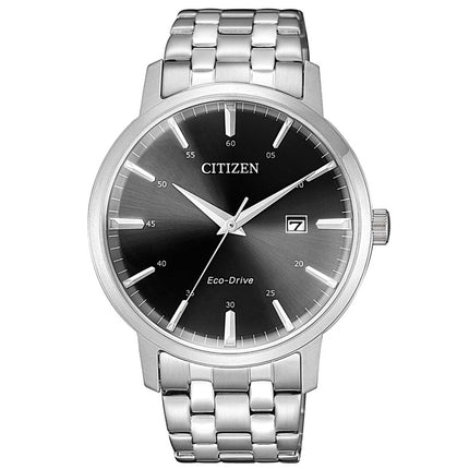 Citizen Men's Watch - Eco-Drive Power Reserve Black Dial Steel Bracelet | BM7460-88E ,