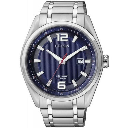 Citizen Men's Watch - Eco-Drive Power Reserve Blue Dial Titanium Case | AW1240-57M ,