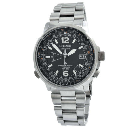 Citizen Men's Watch - Eco Drive Radio Controlled Black Dial Bracelet | CB0230-81E ,