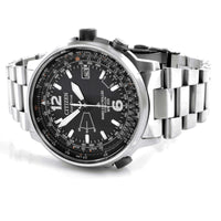 Citizen Men's Watch - Eco Drive Radio Controlled Black Dial Bracelet | CB0230-81E ,