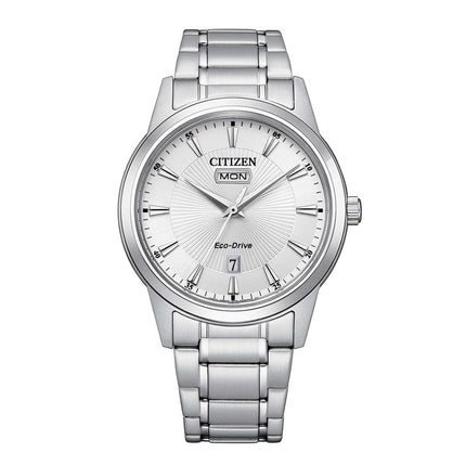 Citizen Men's Watch - Eco-Drive Silver Dial Stainless Steel Bracelet | AW0100-86A ,