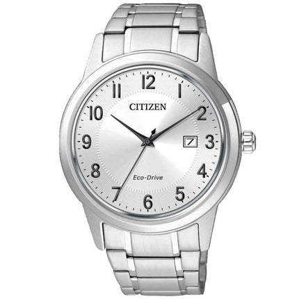 Citizen Men's Watch - Eco-Drive White Dial Stainless Steel Bracelet | AW1231-58B ,