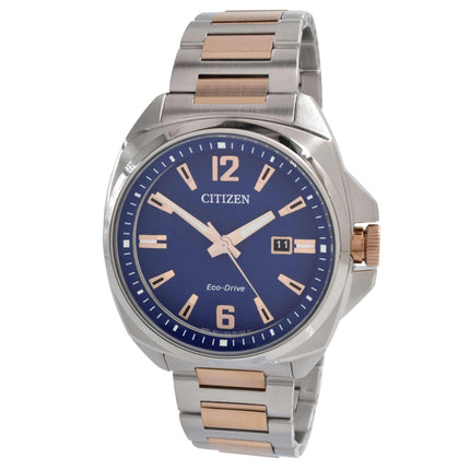 Citizen Men's Watch - Endicott Eco-Drive Blue Dial Two Tone Bracelet | AW1726-55L ,