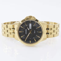 Citizen Men's Watch - Japanese Quartz Day-Date Yellow Gold Bracelet | BF2013-56E ,