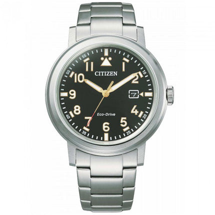 Citizen Men's Watch - Power Reserve Black Dial Stainless Steel Bracelet | AW1620-81E ,