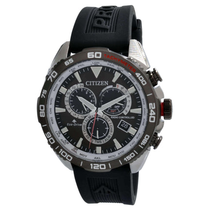 Citizen Men's Watch - Promaster Chronograph Black Polyurethane Strap | CB5036-10X ,