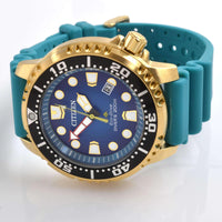 Citizen Men's Watch - Promaster Dive Date Turquoise Polyurethane Strap | BN0162-02X ,