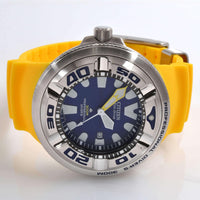 Citizen Men's Watch - Promaster Marine Eco-Drive Blue Dial Yellow Strap | BJ8058-06L ,