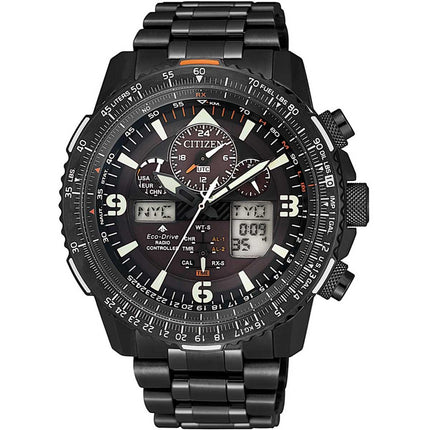 Citizen Men's Watch - Promaster Sky Black Analog Digital Dial Bracelet | JY8085-81E ,