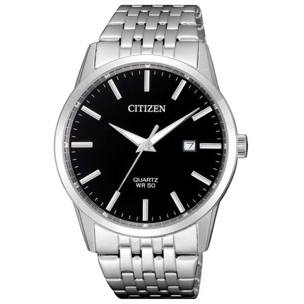 Citizen Men's Watch - Quartz Black Dial Stainless Steel Bracelet Date | BI5000-87E ,