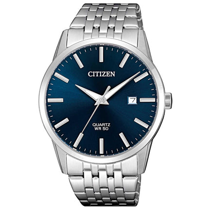 Citizen Men's Watch - Quartz Blue Dial Stainless Steel Bracelet Date | BI5000-87L ,