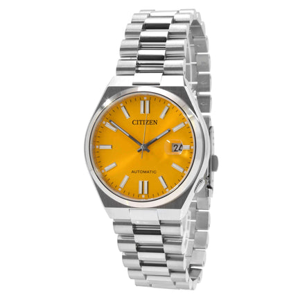 Citizen Men's Watch - Tsuyosa Date Display Yellow Dial Steel Bracelet | NJ0150-56Z ,
