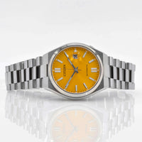 Citizen Men's Watch - Tsuyosa Date Display Yellow Dial Steel Bracelet | NJ0150-56Z ,