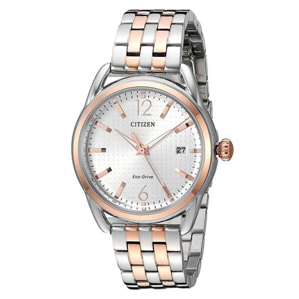 Citizen Women's Bracelet Watch - LTR Silver Dial Two Tone Steel | FE6086-74A ,
