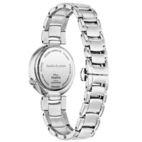 Citizen Women's Diamond Watch - Disney Blue MOP Dial Silver Tone Bracelet | EM0580-58N ,
