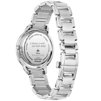 Citizen Women's Diamond Watch - Disney Blue Mother of Pearl Dial Bracelet | EW5510-53N ,