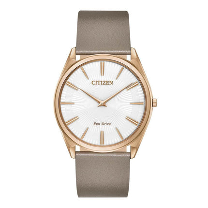 Citizen Women's Eco-Drive Watch - Stiletto Tan Leather Strap | AR3076-08A ,