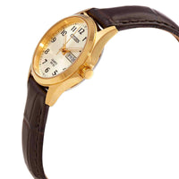Citizen Women's Quartz Watch - Dress Gold Tone Dial Brown Leather Strap | EQ2002-07P ,