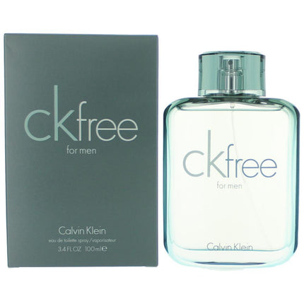 CK Free by Calvin Klein, 3.4 oz Eau De Toilette Spray for Men ,