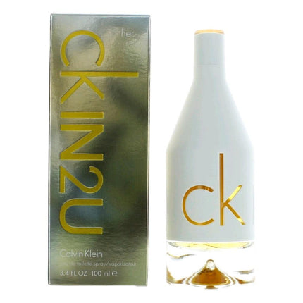 CK IN2U by Calvin Klein, 3.4 oz Eau De Toilette Spray for Women ,