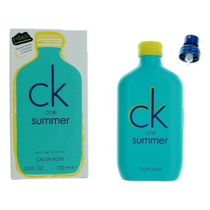 CK One Summer 2020 by Calvin Klein, 3.3 oz Eau De Toilette Spray for Unisex ,