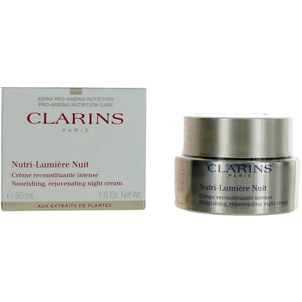 Clarins Women's Night Cream - Nutri-Lumiere Nuit Nourish and Revitalize, 1.6 oz ,