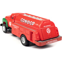 Classic Metal Works 1/87 Scale Model Tanker Truck - Conoco 1954 Ford Red and Green ,