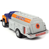 Classic Metal Works 1/87 Scale Model Tanker Truck - Union 76 Ford Dark Blue/Orange ,